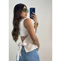 Blusa Alfaiataria Com Laço