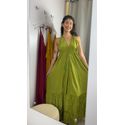 Vestido longo Shakti liso