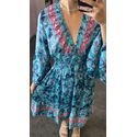 Vestido Midi Manga Longa 