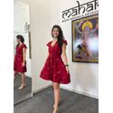 Vestido Curto Bordado