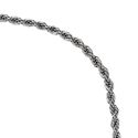 Pulseira Corda Trançada Aço Inox (tamanho único)