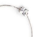 Pulseira Zircônia Incolor 6x6mm RB