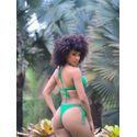 Calcinha de Biquíni de Amarrar Suzan Verde
