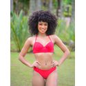 Top de Biquíni Meia Taça Elana Vermelho