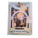 Agenda/Caderno Luxo Permanente 3D com Folhas Decoradas Harry Potter - Malfoy
