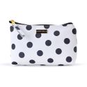 Necessaire Sienna em Couro Poá Pequena