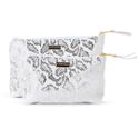 Kit Necessaire Sienna em Couro Jackar Prata