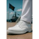 SAPATO MARINER MARINHA BRANCO ENVERNIZADO ALTO BRILHO