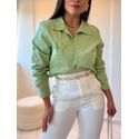 Camisa Cropped Ester Verde