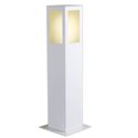 BALIZADOR BOLT QUADRADO 1 E-27 50CM PA150 BRANCO