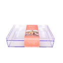 Organizador Multiuso c/ Tampa Empalhável - 1 unidade - 24,5x16,5cm