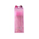 KIT COM 12 PINCEIS ESCOVINHA PARA SOBRANCELHAS E CÍLIOS RUBY ANJO