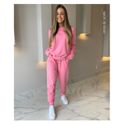 Conjunto Comfy Moletom Fabi Rosa Bebê