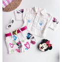 Conjunto Minnie Colete e shorts 