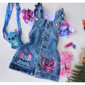 Salopete Jeans Stitch e angel 
