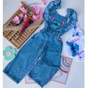 Macacão Jeans Stitch 