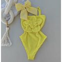 Body flor Amarelo 