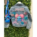 Jaqueta Personalizada Stitch laço 
