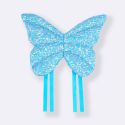 Asa Borboleta Paetê Azul
