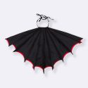 Asa Morcego Preto e Vermelho Halloween