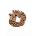 Scrunchie Veludo c/ Zíper Caramelo