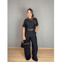 Conjunto Acetinado Com Calça REF:XB21051