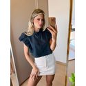 Blusa Babado Preta
