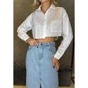 CAMISA CROPPED BRANCO