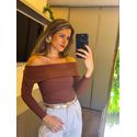 BLUSA MARI MARROM