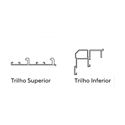 Trilho 3 Metros Inferior e Superior Suspenso