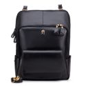 Mochila em Couro Preto para Notebook Andrea