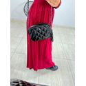 BOLSA DETALHE COSTURA PRETO