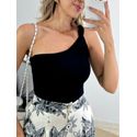CROPPED TRICOT NÓZINHO PRETO