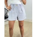 SHORT ALFAIATARIA LIA CINZA