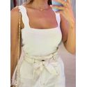 CROPPED FAIXA ALÇA TRICOT MODAL OFF