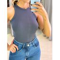 BLUSA CANELADA NADADORA CHUMBO