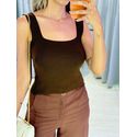 CROPPED TRICOT MODAL ALÇA LARGA MARROM