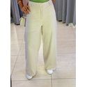CALÇA PANTALONA LINHO BÁSICA CRU