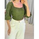 MAXI CROPPED LAISE VERDE MILITAR