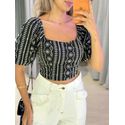 MAXI CROPPED LAISE PRETO