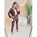 CONJUNTO MOLETINHO MANU MARROM