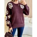 BLUSA TRICOT OLÍVIA MARROM