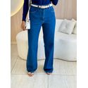 CALÇA JEANS WIDE LEG JESSICA JEANS ESCURO