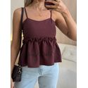 BLUSA CAMILA MARROM