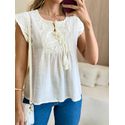 BLUSA MANGA CURTA POLIANA OFF