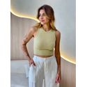 BLUSA CROPPED JU PISTACHE