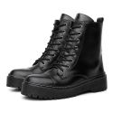 Bota Coturno Feminino Tratorada Blogueira Preto