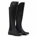 Bota Feminina Montaria Over Cano Longo Neoprene Preto