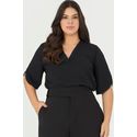 Blusa com Detalhe Gola - Garden | MySize