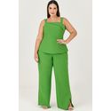 Calça Pantalona com Fenda Lateral - MySize Ícones 